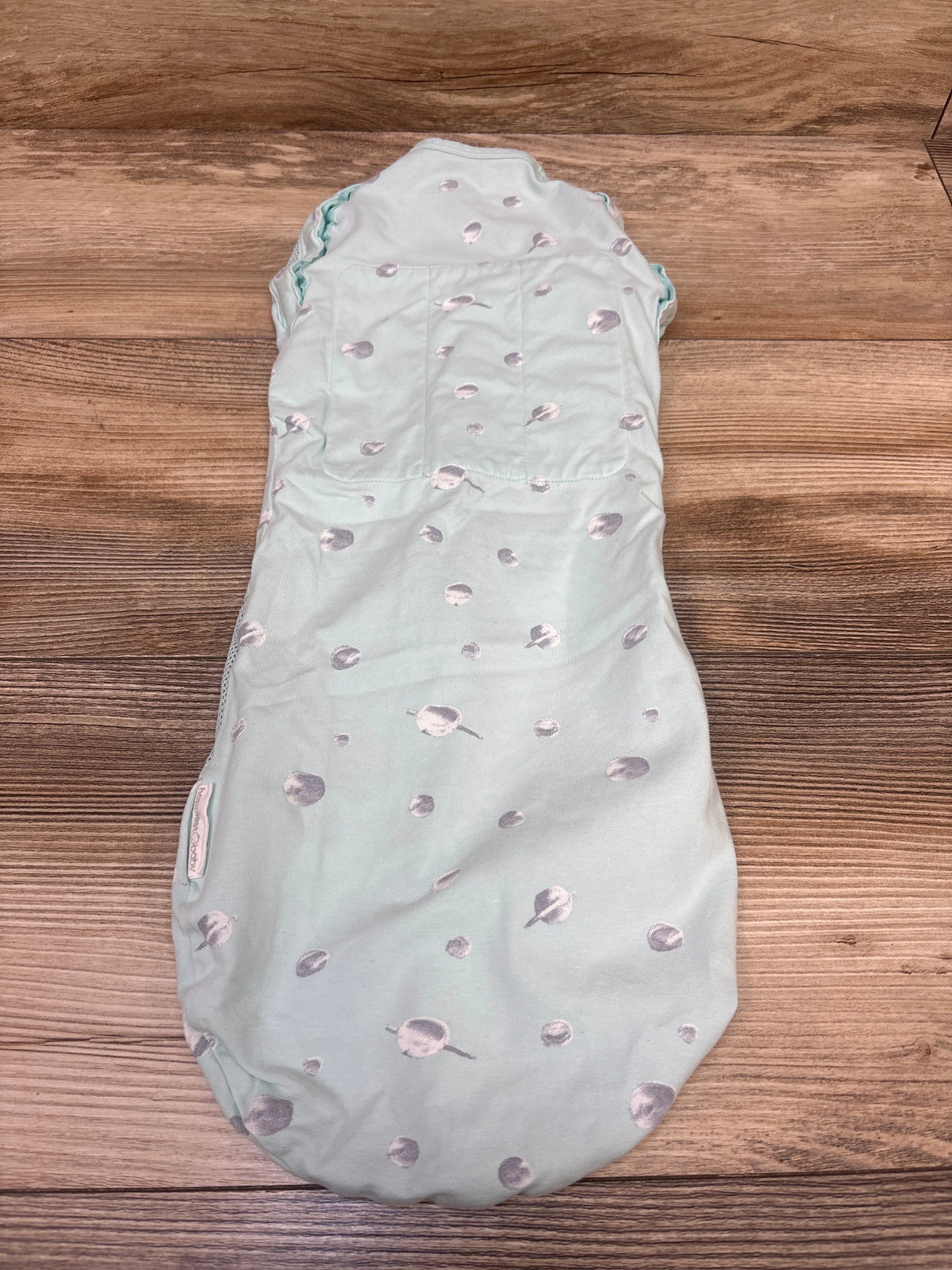 Happiest Baby Sleepea 5-Second Swaddle Teal Planets sz S/0-2m