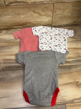Harry Potter 3pk Bodysuits Grey sz 3-6m