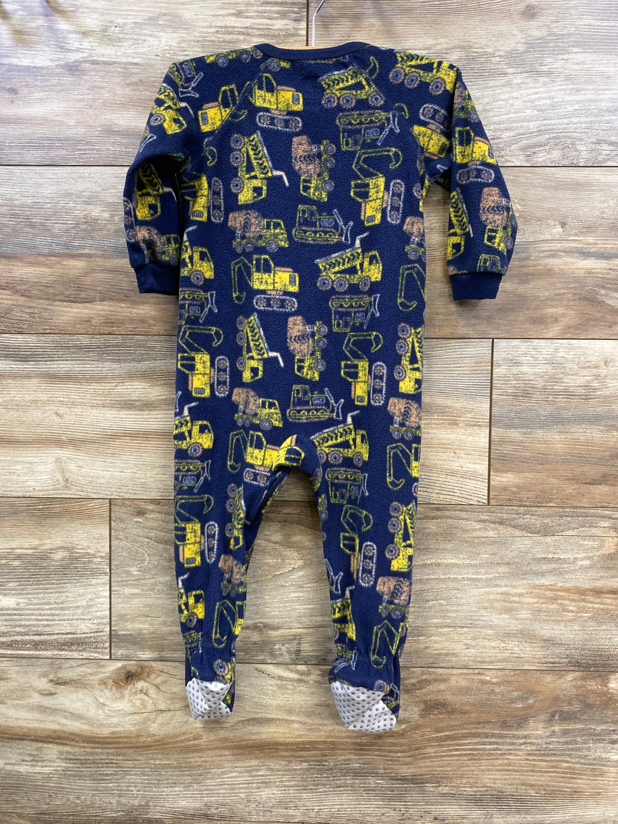 Children's Place Construction Blanket Sleeper Navy sz 18-24m