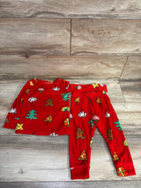 Cat & Jack 2pc Velour Christmas Pajamas Set Red sz 2T