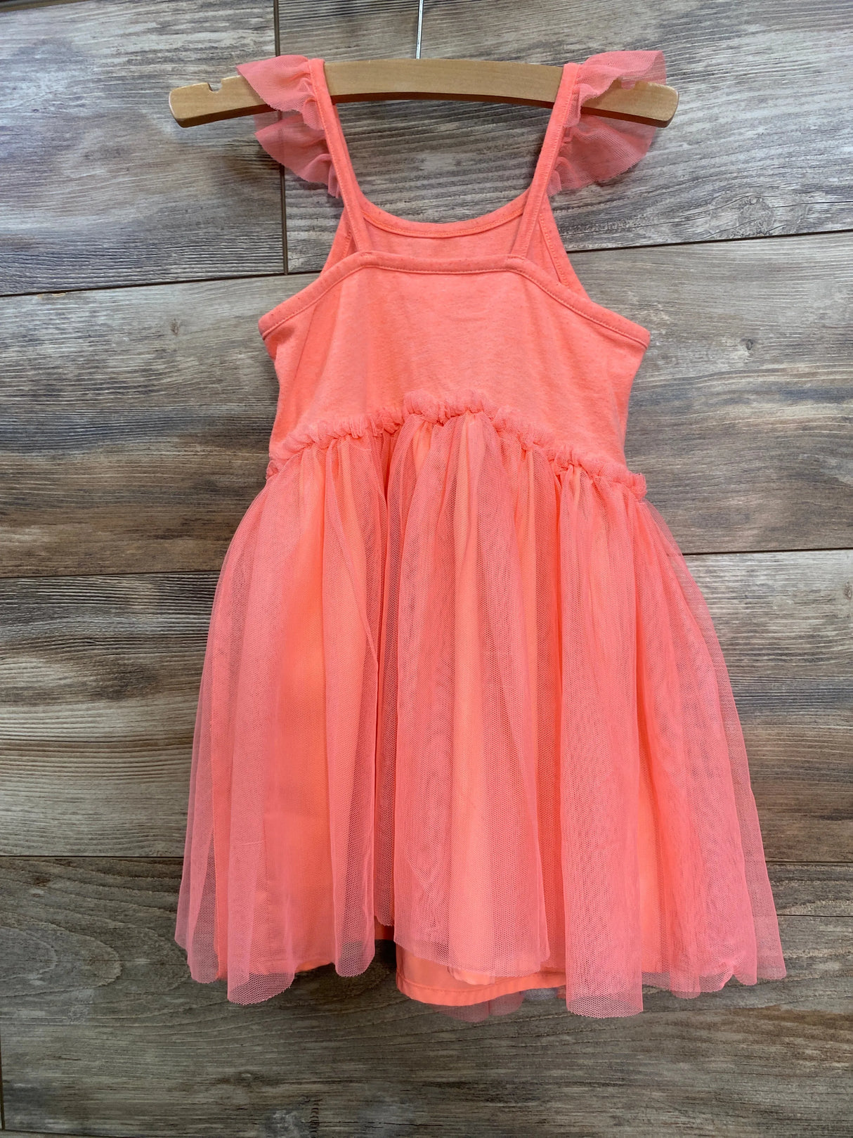 Cat & Jack Rainbow Tulle Dress Pink sz 3T