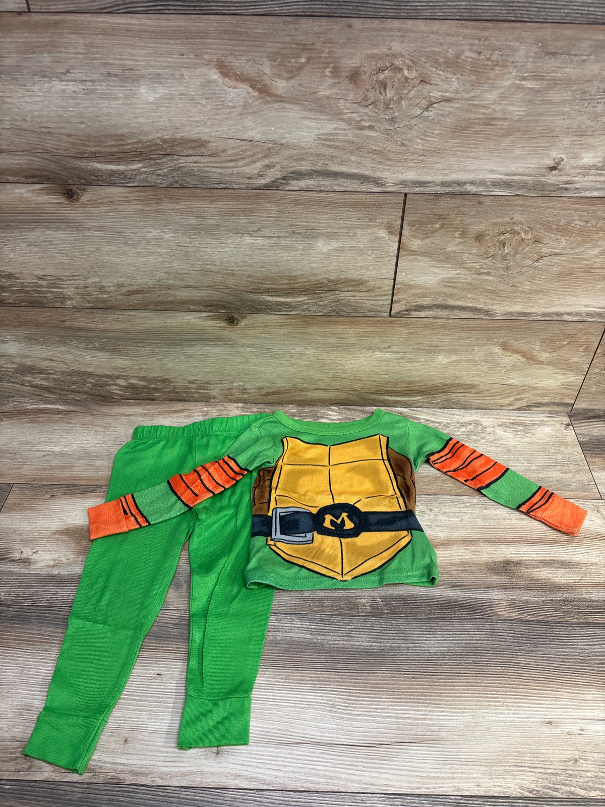 Teenage Mutant Ninja Turtles 2pc Pajama Set Green sz 3T