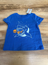 NEW Cat & Jack Shark Shirt Blue sz 12m - Me n Mommy To Be