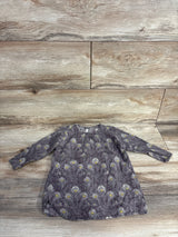 Babe & Tess Peacock Feather Shirt Purple sz  2-3T
