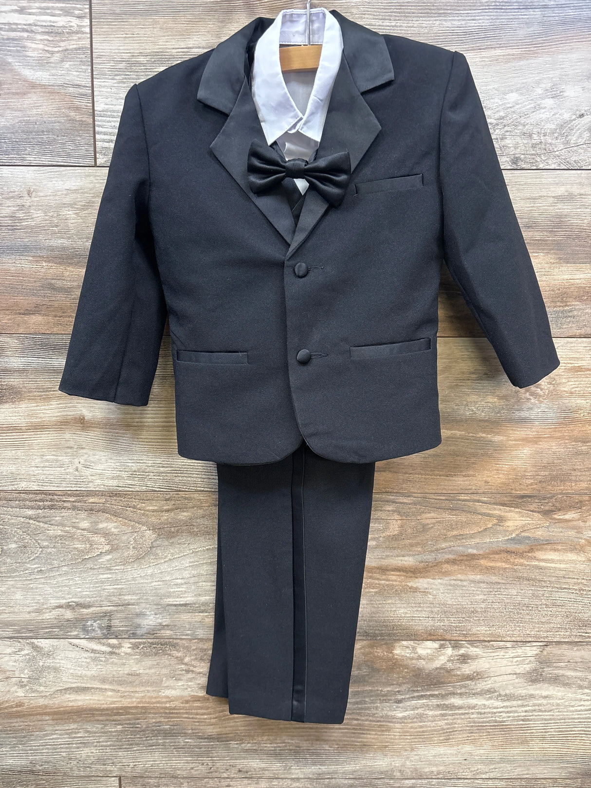 Luca Gabriel 5pc Classic Suit Black sz 4T