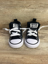 Converse Street Mid Top Sneakers Black sz 2c