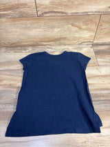 Adidas Floral Logo Shirt Navy sz 4T