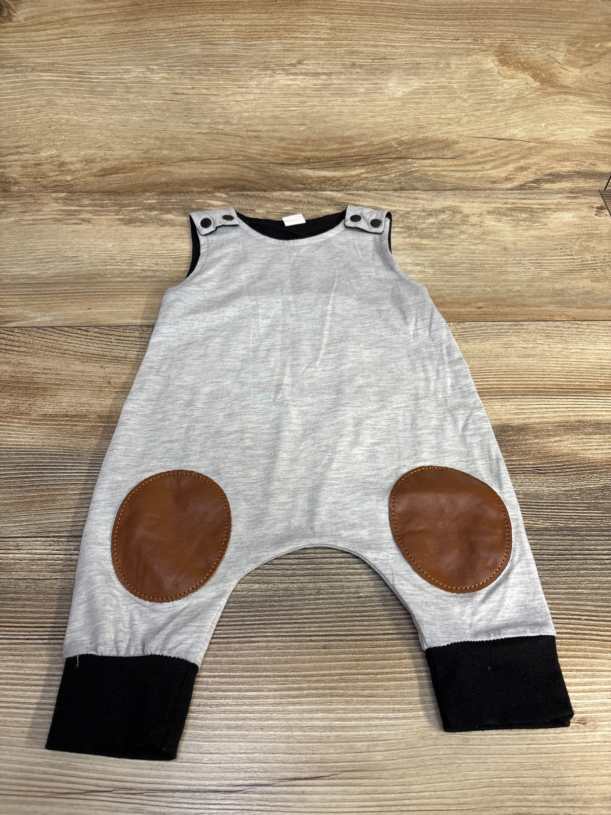 Tank Romper Grey sz 3-6m - Me n Mommy To Be