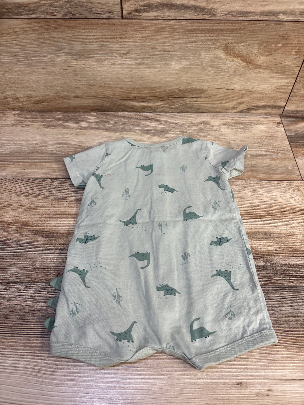 Carter's Button Front Romper Green sz 6m