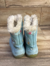 Disney Frozen Light Up Snow Boots Blue sz 7c