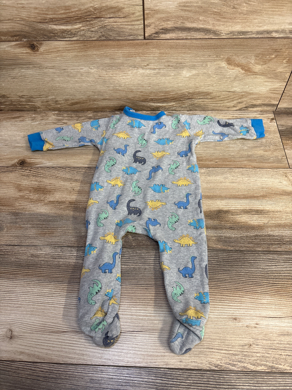Koala Baby Dinosaur Print Sleeper Grey sz 9m