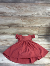 Flutter Sleeve Dress Red sz 2T