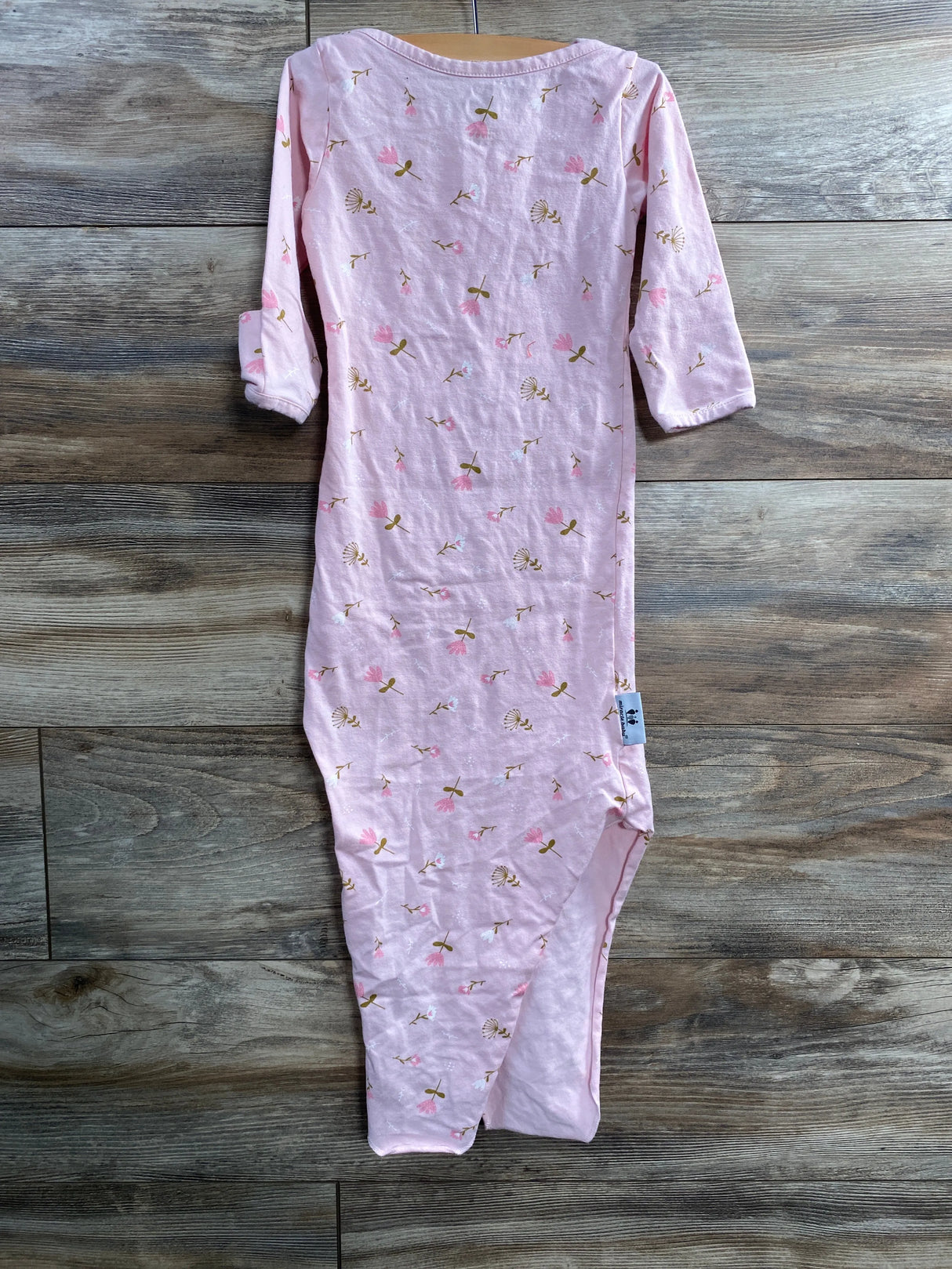 Miracle Baby Floral Knot Gown Pink sz 6-12m