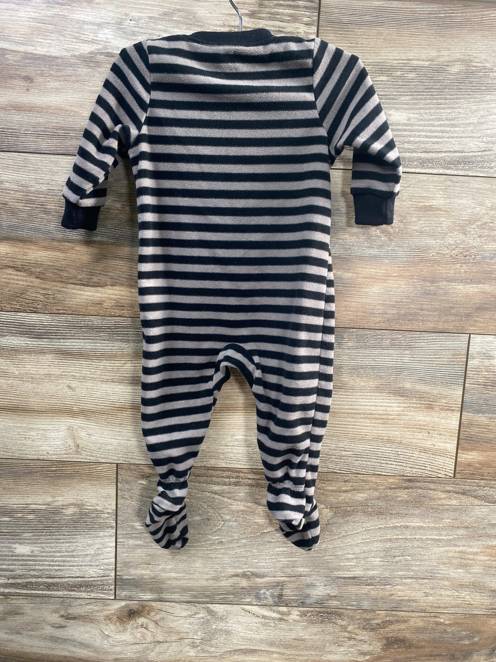 Carter's Black Striped Blanket Sleeper sz 6m - Me 'n Mommy To Be