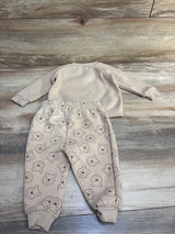 Disney Baby 2pc Winnie The Pooh Sweatsuit Set Tan sz 3-6m