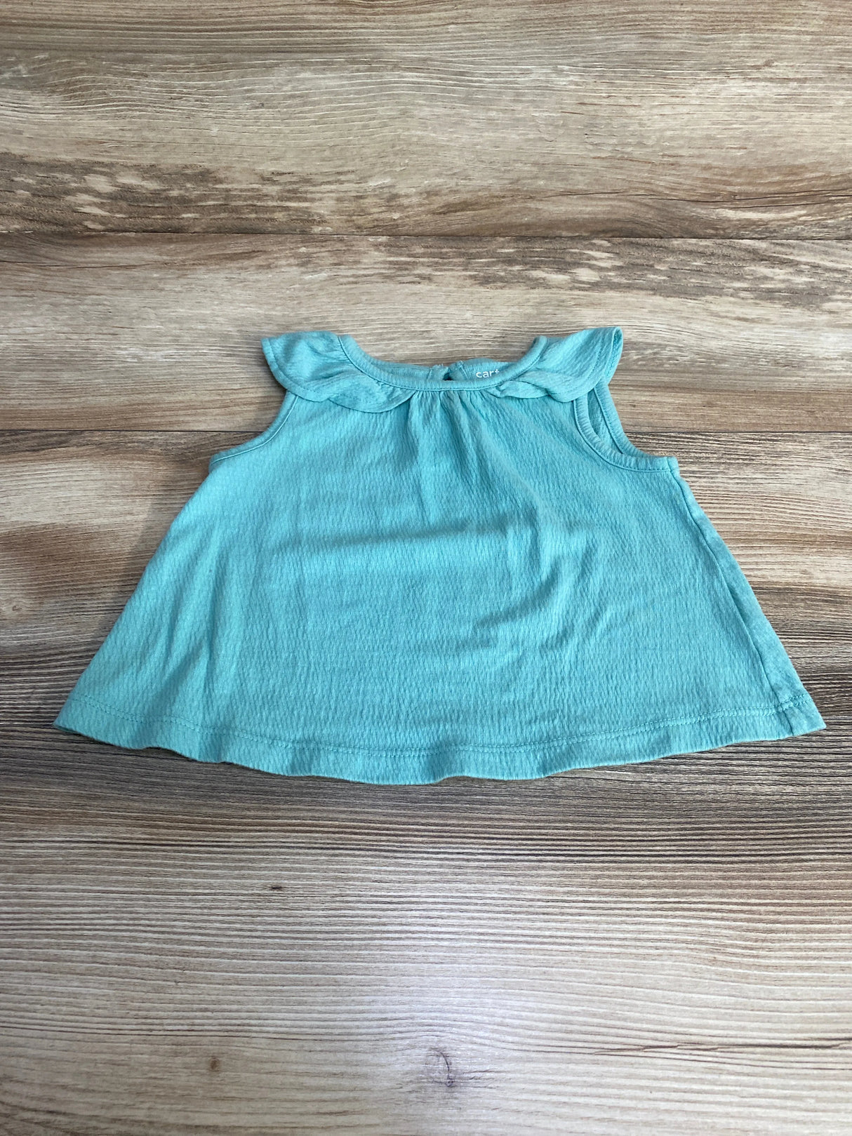 Just One You Sleeveless Top Green sz 12m