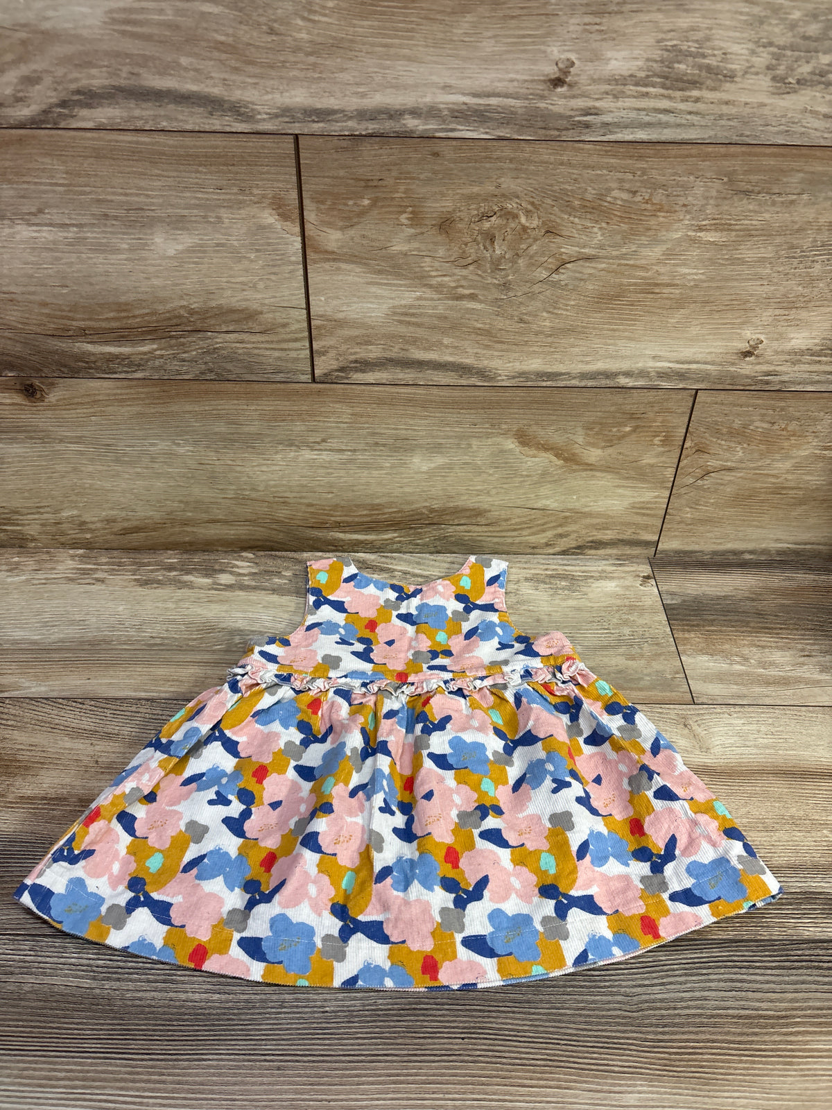 MudPie Floral Sleeveless Dress White sz 9-12m