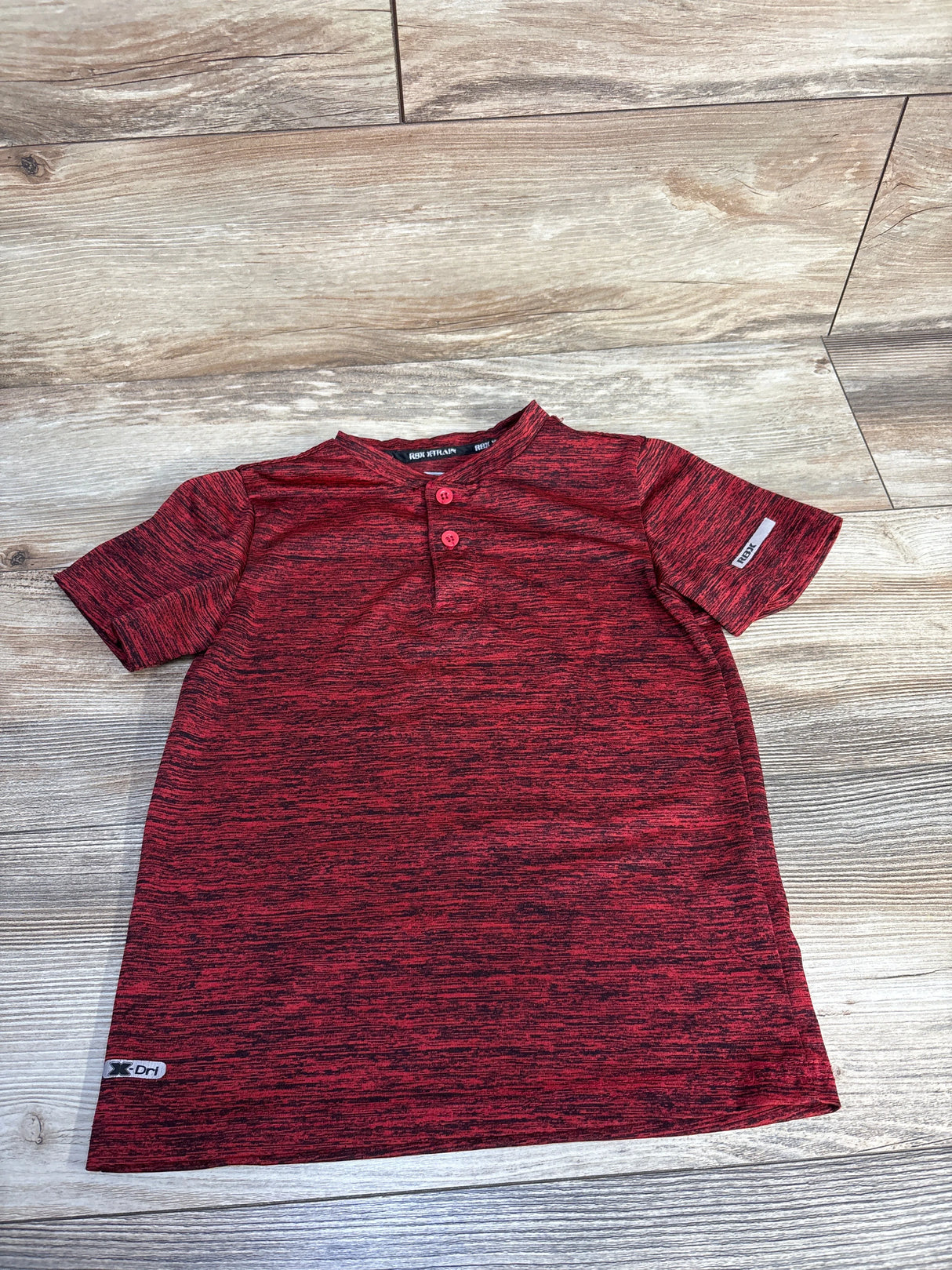 RBX Performance Henley Shirt Red 5/6