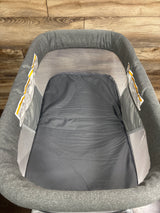 Baby Trend Quick Fold 2-in-1 Rocking Bassinet, Grey