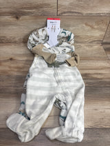 2-pack 9-month baby sleepers with dinosaur designs and footies, soft fleece fabric