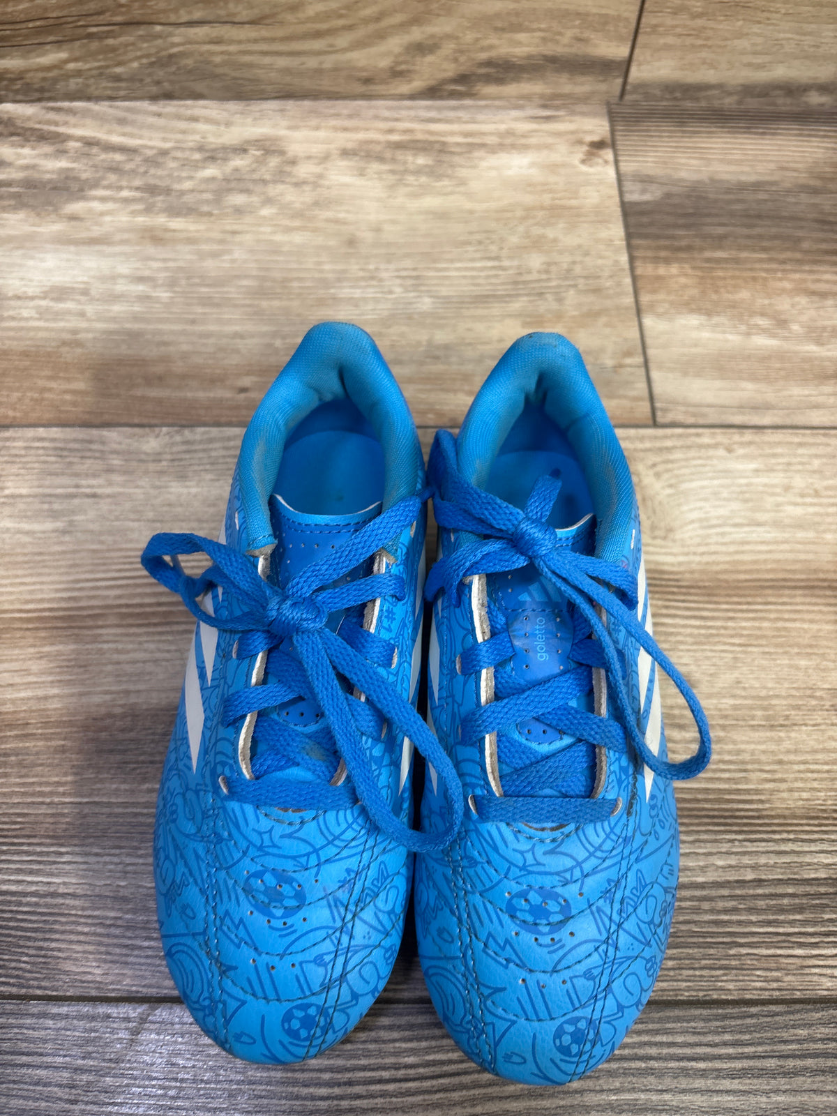 Adidas Goletto IX FG/MG Soccer Cleats Blue sz 11c
