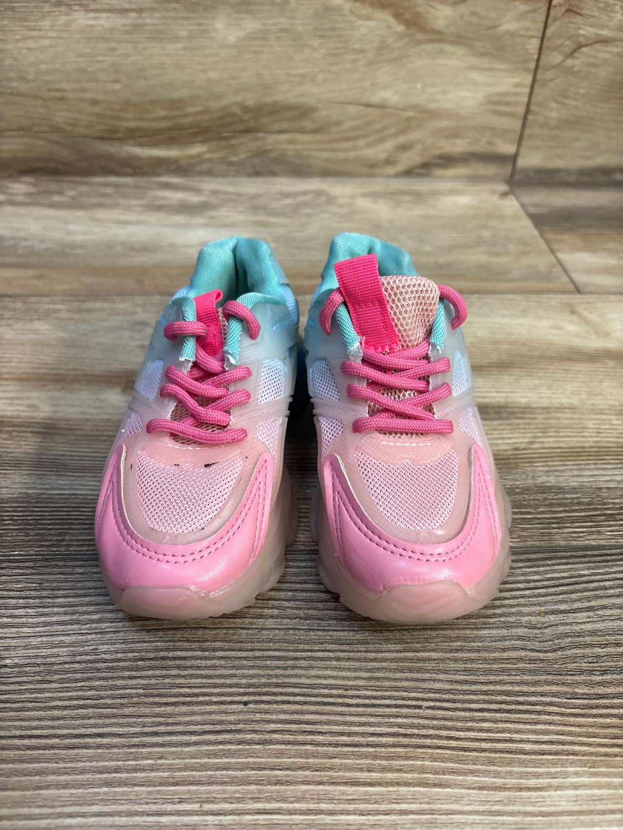 Mix&Max Ombre Light-Up Sneakers Pink sz 9c