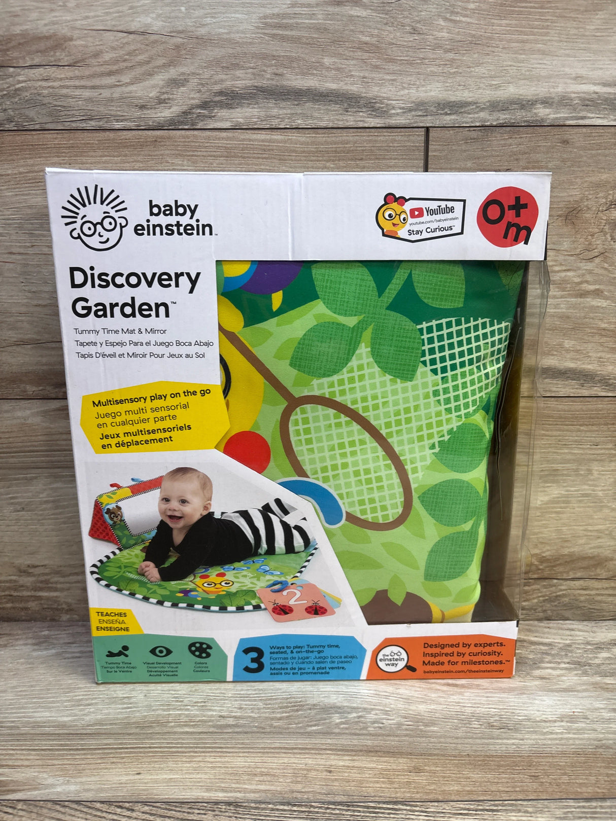 NEW Baby Einstein Discovery Garden Tummy Time Mat
