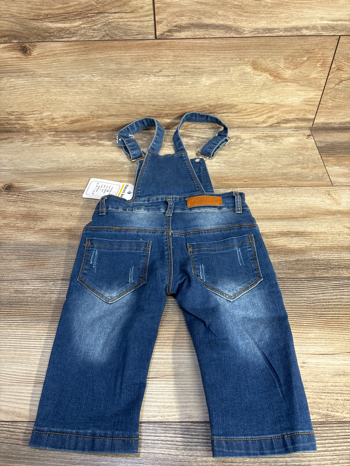 NEW Kidscool Space Slim Denim Dungaree Overalls Blue sz 6-12m