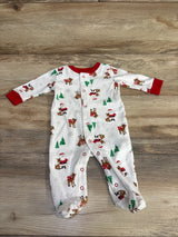 Rudolph The Red Nose Reindeer Sleeper White sz 3m