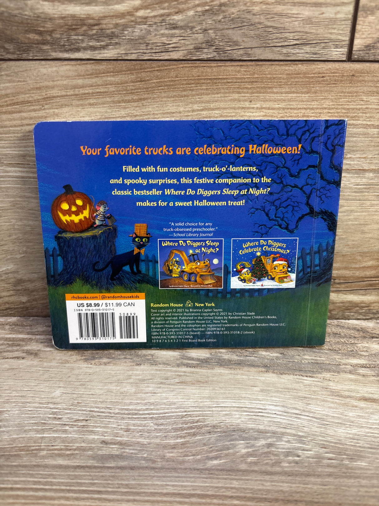 Where Do Diggers Trick-or-Treat? Board Book