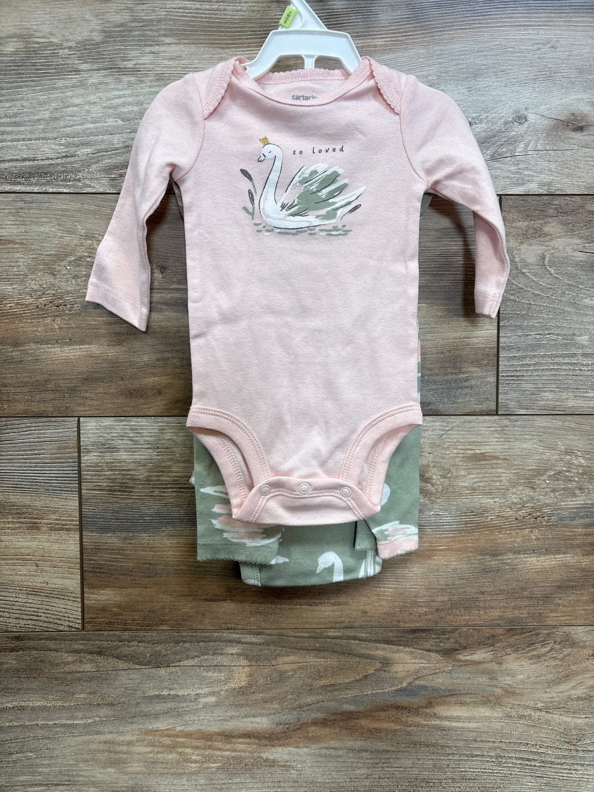 NEW Carter's 3pc Bodysuit Set Pink sz 3m