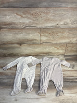 Cloud Island 2pk Sleepers Beige sz Newborn