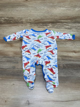 Sweet & Soft Dino Sleeper White sz 0-3m