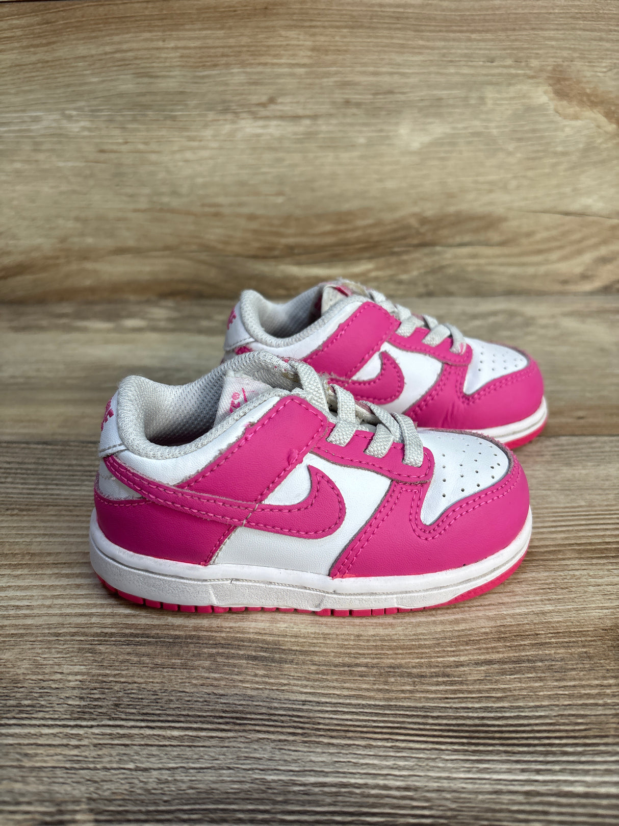 Nike Dunk Low TD 'Laser Fuchsia' Sneakers sz 6c
