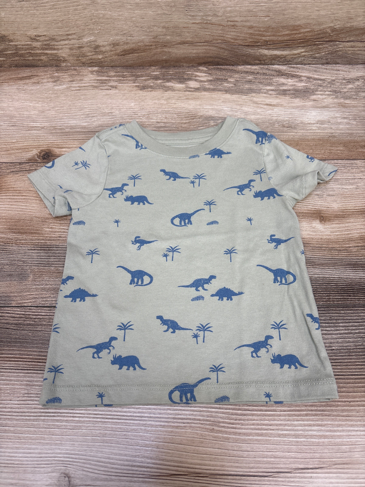 Cat & Jack Dino Shirt Green sz 12m