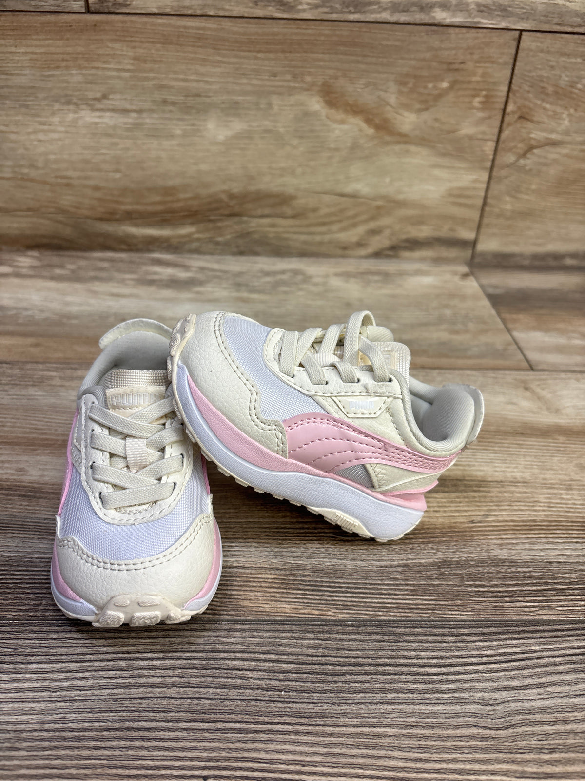 Puma Cruise Rider Silky AC Sneakers Beige sz 4c
