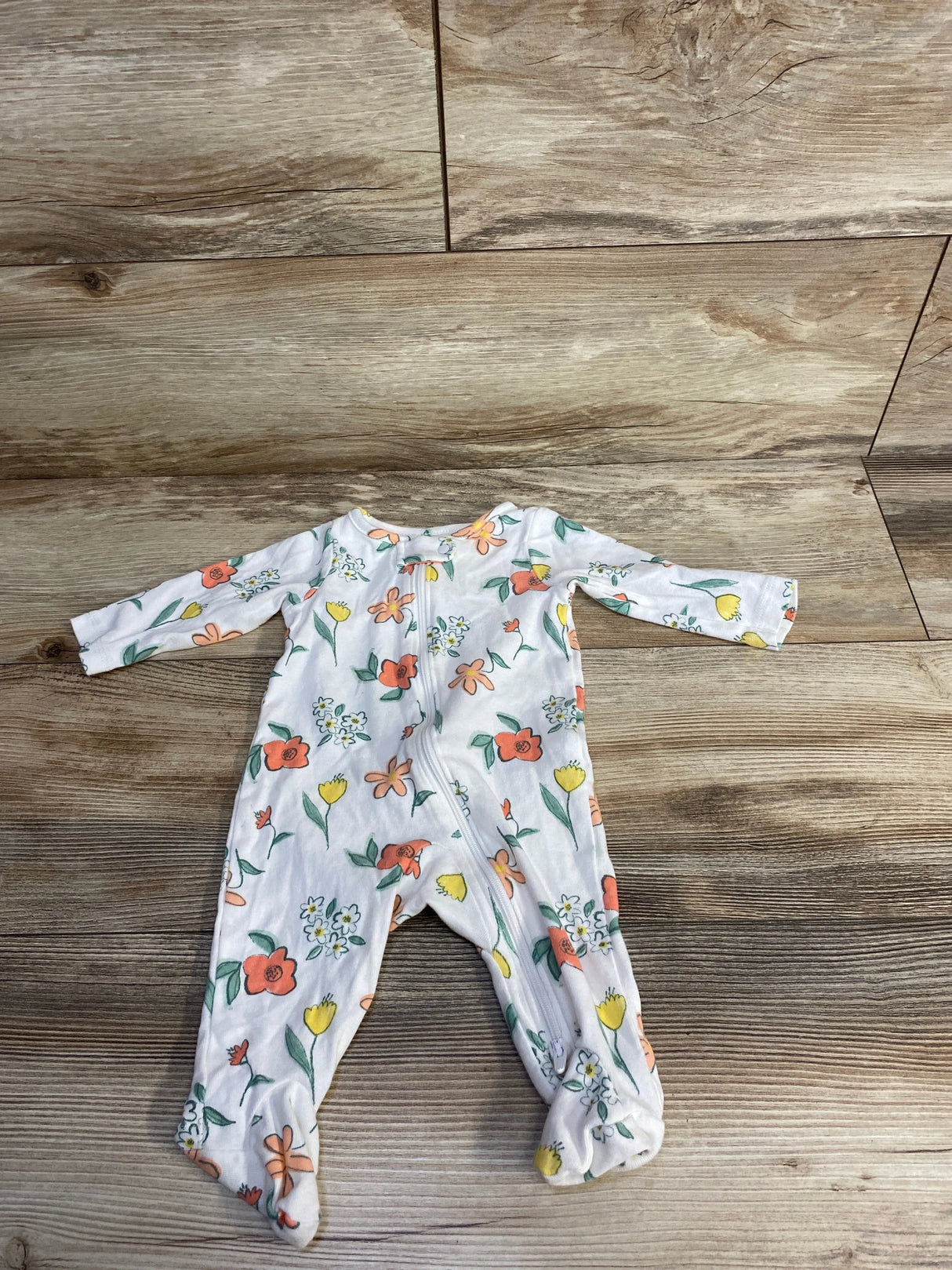 Just One You Floral Sleeper White sz 3m