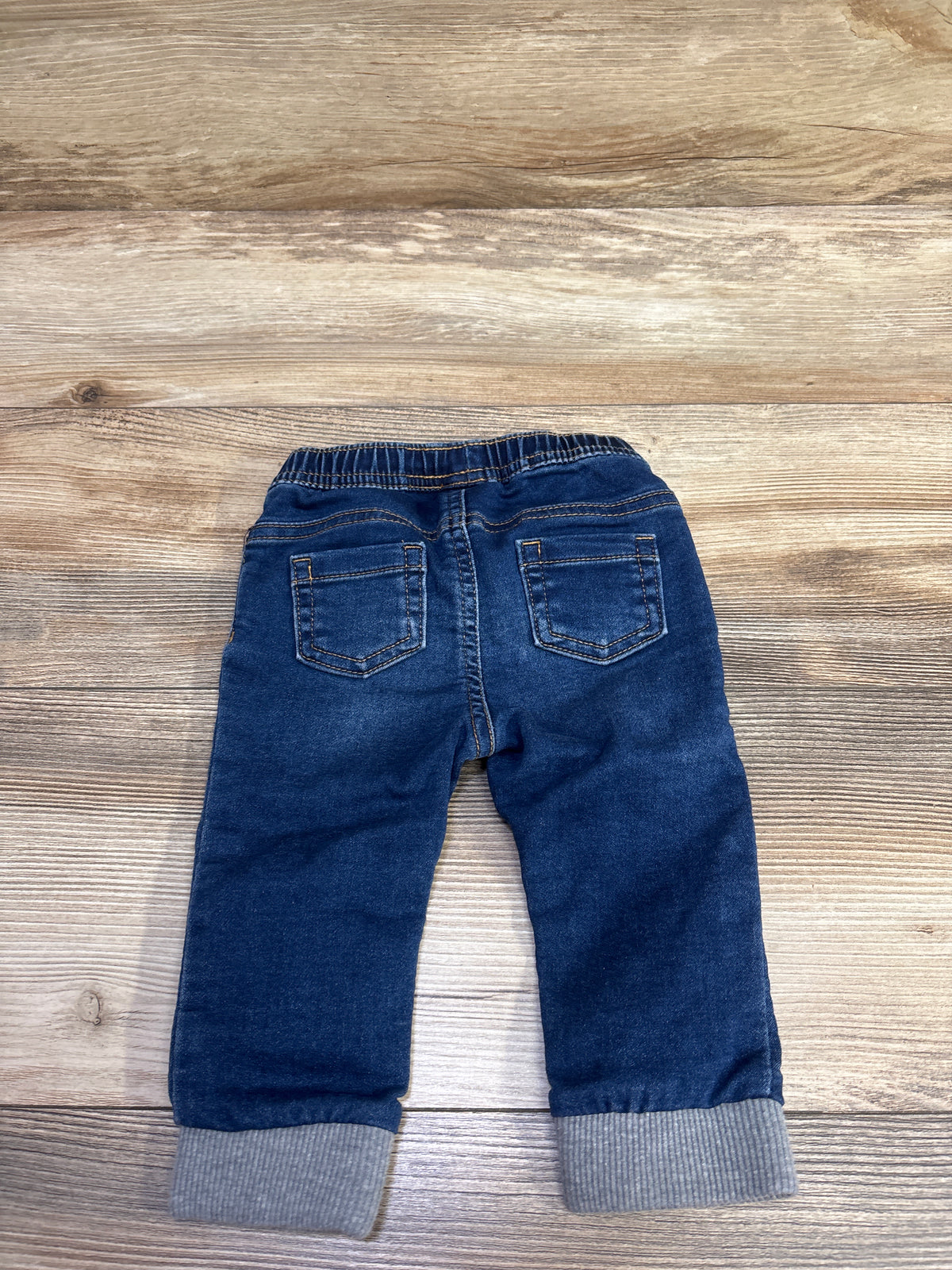 Cat & Jack Drawstring Jeans Blue sz 6-9m