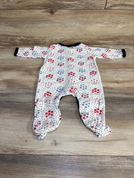 Hudson Baby Floral Sleeper White sz 6-9m - Me n Mommy To Be