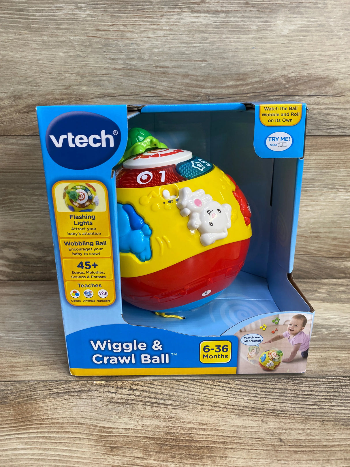 NEW VTech Wiggle and Crawl Ball Multicolor