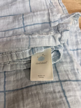 Cloud Island Muslin Swaddle Blanket, Blue