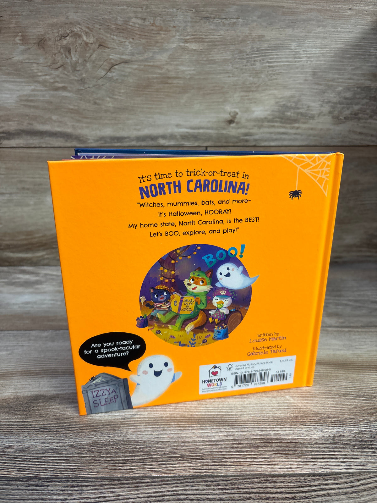 A Haunted Ghost Tour in North Carolina Hardcover Book