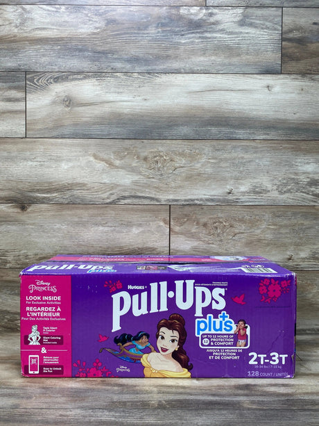 Huggies Pull-Ups Plus Training Pants For Girls 128 Count Size 2T-3T - Me 'n Mommy To Be