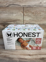 NEW Honest Clean Conscious Diapers Size 1, 78ct.
