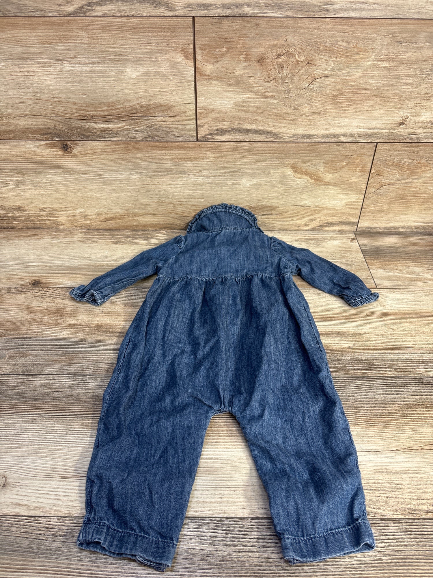 Baby Gap Chambray Coverall Blue sz 6-12m