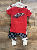 NEW Just One You Race Car 4pcs Pajama Set Red sz 12m