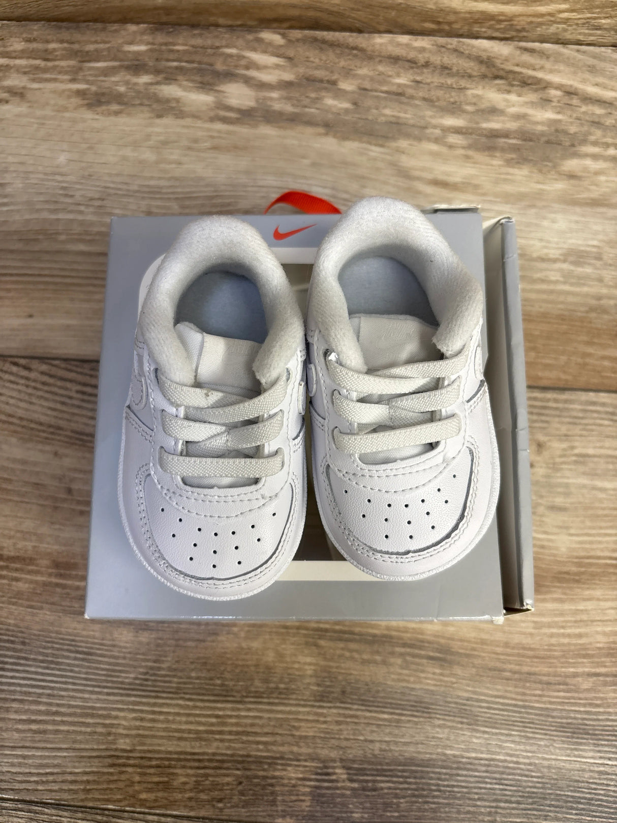 Nike Force 1 Crib White sz 2c - Me n Mommy To Be