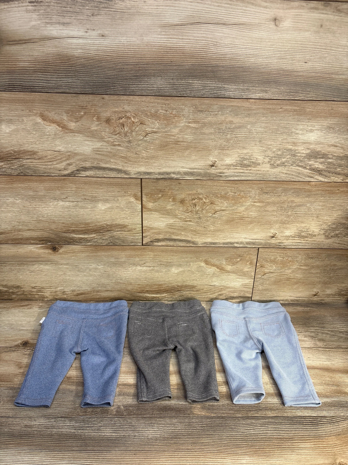 Shein 3pk Pull On Pants Blue sz 3-6m
