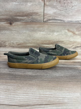 Old Navy Canvas Slip-On Sneakers Camo Green sz 9c