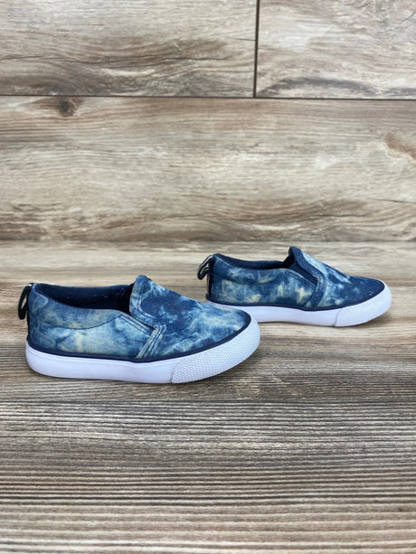 Cat & Jack Blue Keagan Slip-On Tie Dye Sneakers sz 5c - Me 'n Mommy To Be